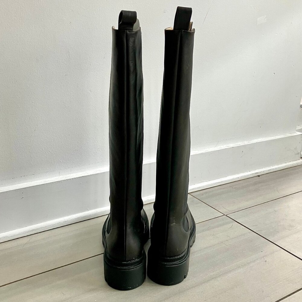 Poppy Barley Elevate Chelsea Knee High Leather Boot - Picture 6 of 10